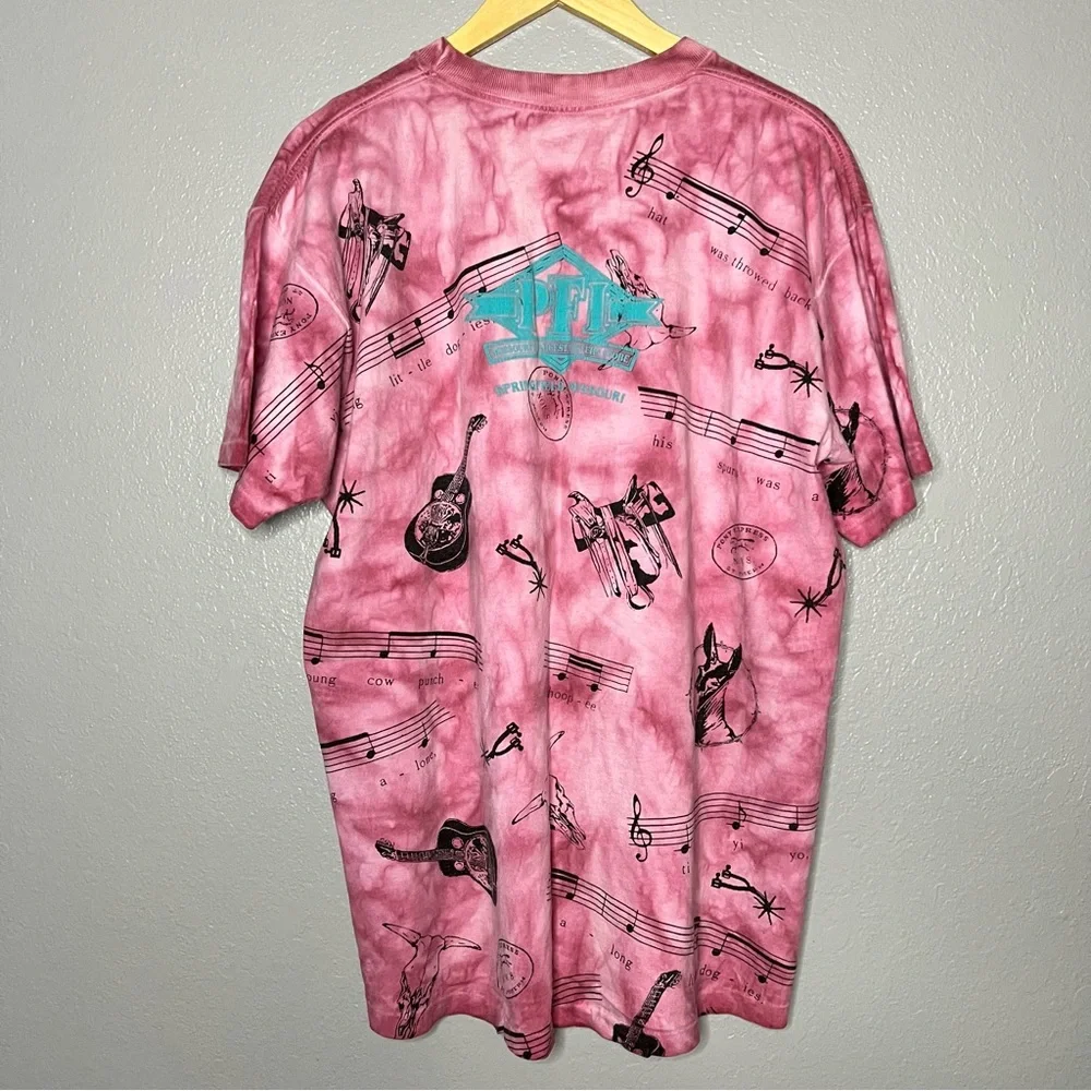 Vintage Cowboy's Sweetheart Pink Tee Size XL - Picture 6 of 8